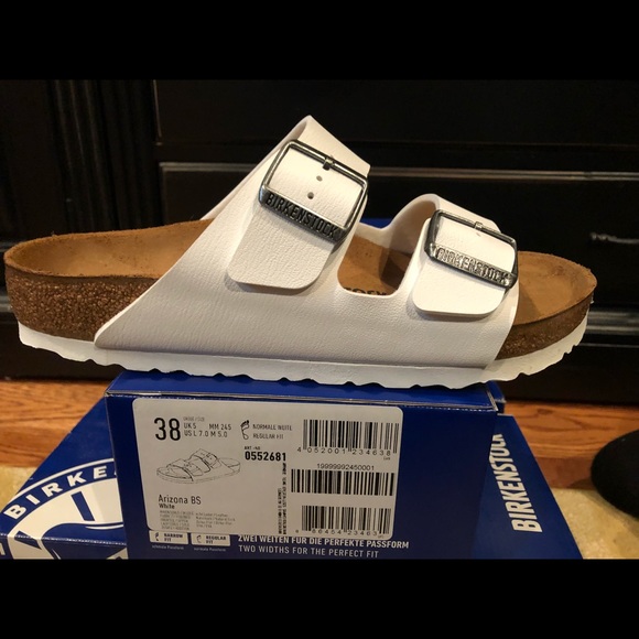 off brand white birkenstocks